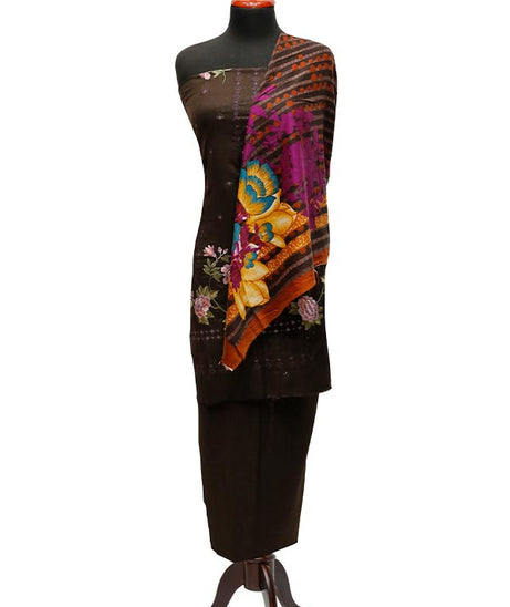 Print Emb Leather Peach`22 D#7770 (CH Brown)