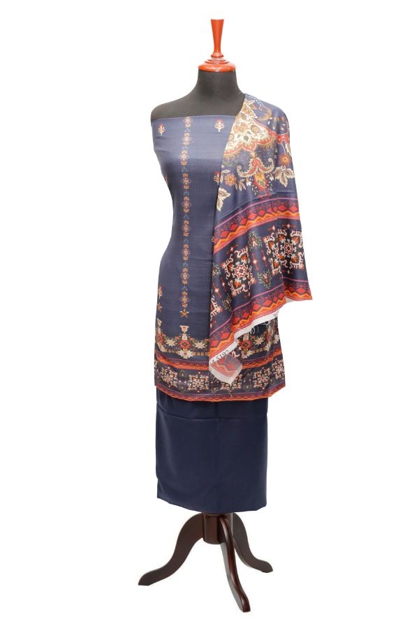 Print Lawn 3Pcs D#3-17