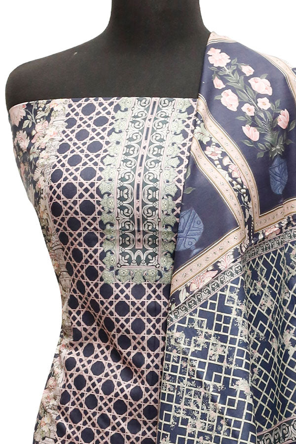 Print Lawn 3Pcs D#3-03