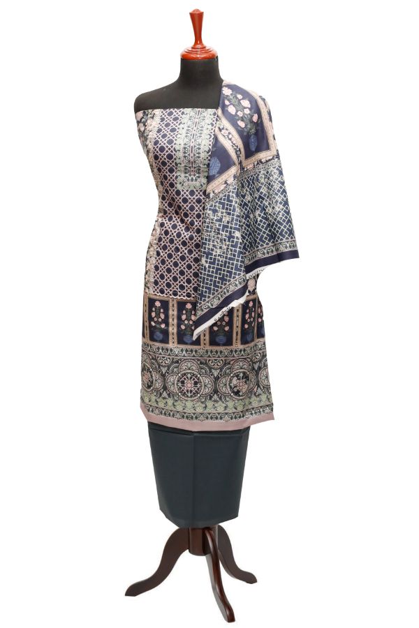 Print Lawn 3Pcs D#3-03