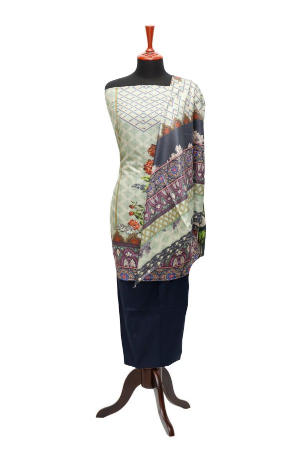 Print Lawn 3Pcs D#3-05