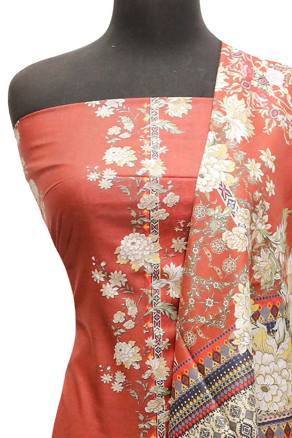 Print Lawn 3Pcs D#3-06