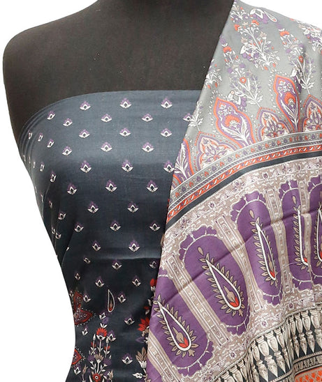 Print Lawn 3Pcs D#3-07