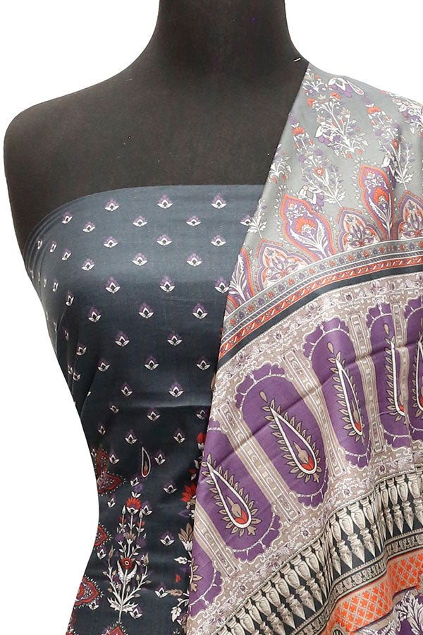 Print Lawn 3Pcs D#3-07