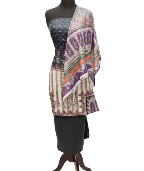 Print Lawn 3Pcs D#3-07