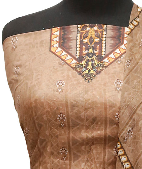 Print Lawn Chiffon Dupatta 3Pcs`22 D#4-01