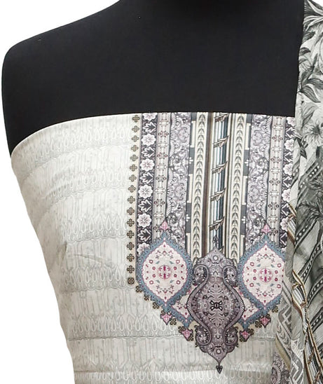 Print Lawn Chiffon Dupatta 3Pcs`22 D#4-11