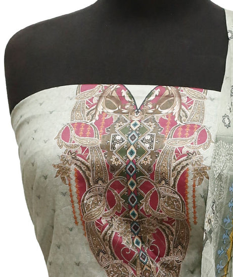 Print Lawn Chiffon Dupatta 3Pcs`22 D#4-03