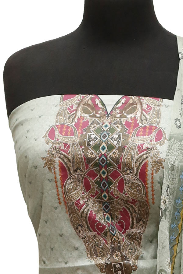 Print Lawn Chiffon Dupatta 3Pcs`22 D#4-03