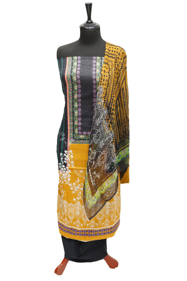 Print Lawn Chiffon Dupatta 3Pcs D#3-10