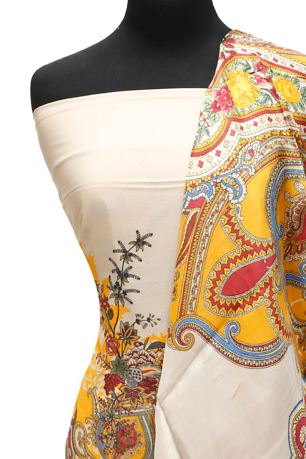Print Lawn Silk Dupatta 3Pcs D#1-18