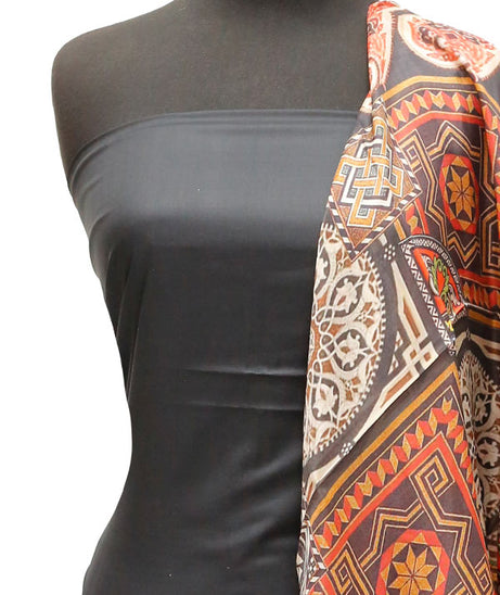 Print Lawn Silk Dupatta 3Pcs D#1-19