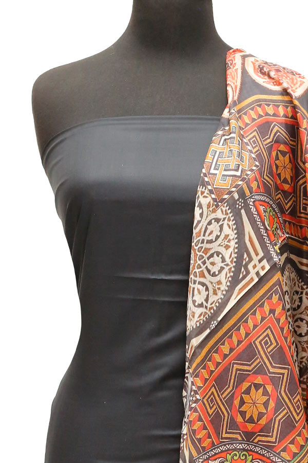 Print Lawn Silk Dupatta 3Pcs D#1-19