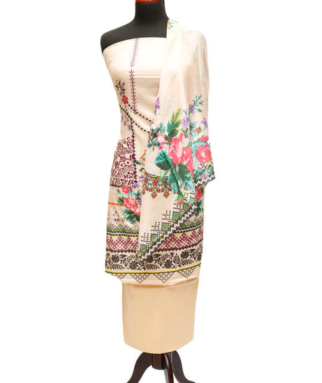 Print Lawn Silk Dupatta 3Pcs D#1-21