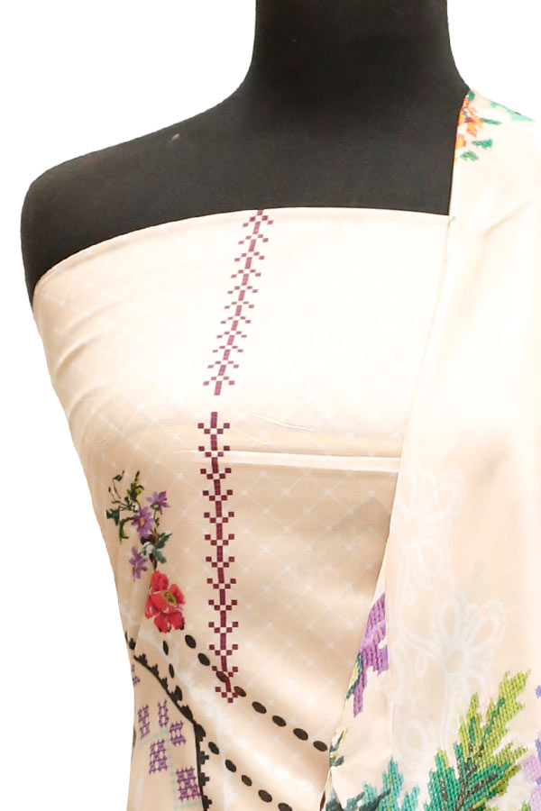 Print Lawn Silk Dupatta 3Pcs D#1-21