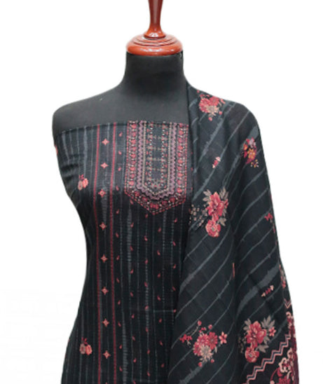 Puri Print Doria Lawn`25 D#6983 (Black)