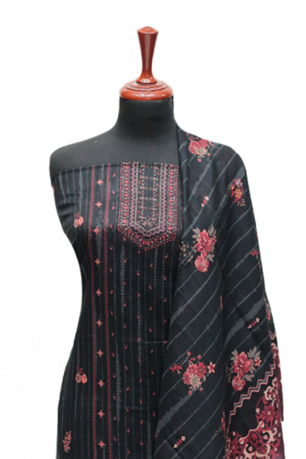 Puri Print Doria Lawn`25 D#6983 (Black)