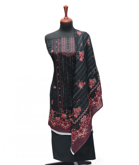 Puri Print Doria Lawn`25 D#6983 (Black)