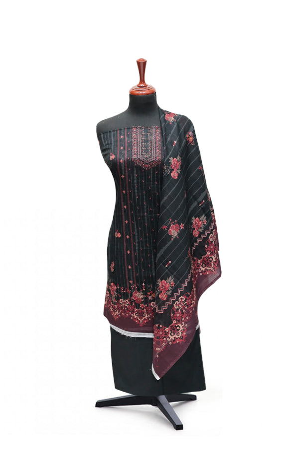 Puri Print Doria Lawn`25 D#6983 (Black)