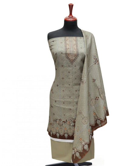 Puri Print Doria Lawn`25 D#6983 (Brown)