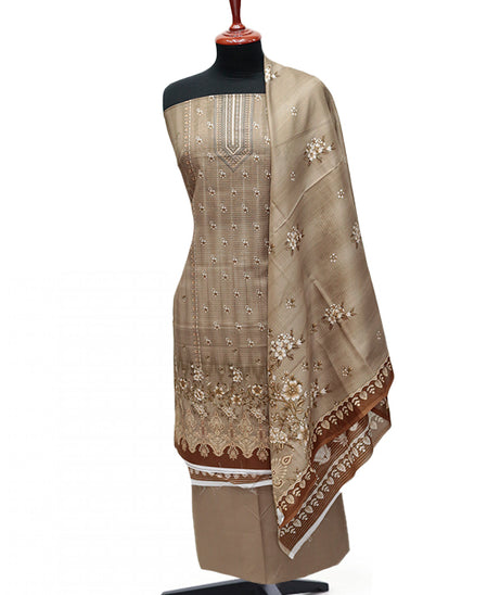 Puri Print Doria Lawn`25 D#6983 (CH Brown)