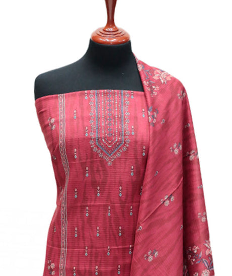 Puri Print Doria Lawn`25 D#6983 (Maroon)