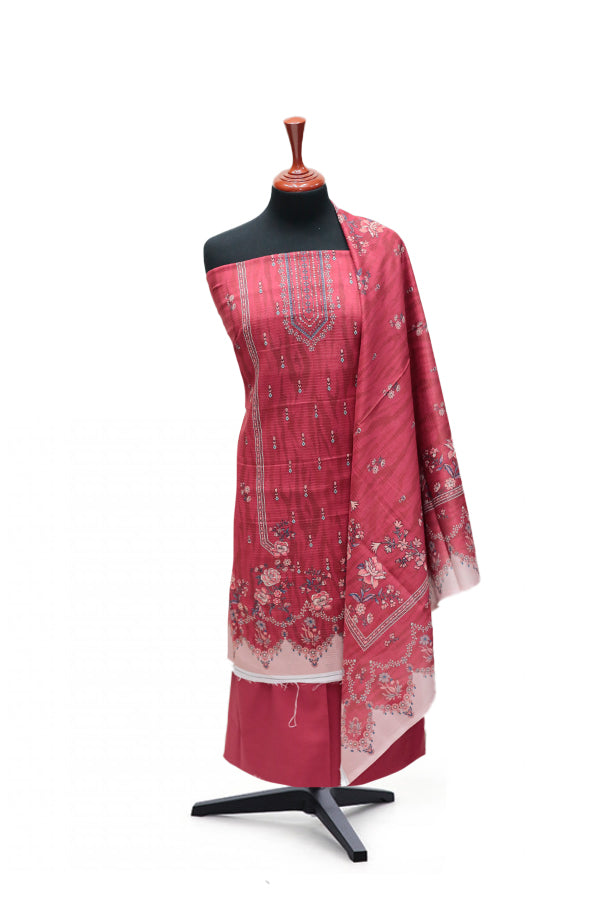 Puri Print Doria Lawn`25 D#6983 (Maroon)