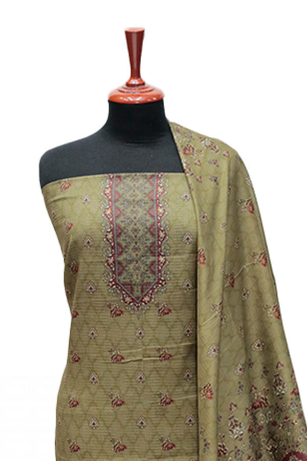 Puri Print Doria Lawn`25 D#6983 (Mehndi)