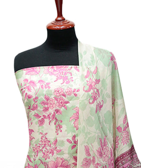 Puri Print Lawn C/Dupatta`25 D#7035 (Cream)