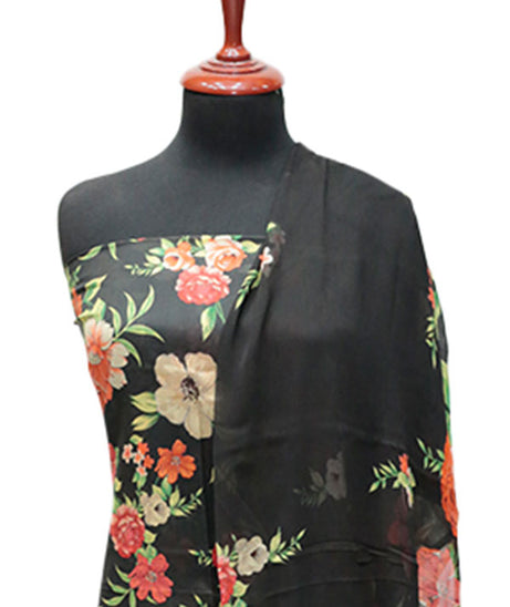 Puri Print Lawn C/Dupatta`25 D#7035 (D Grey)