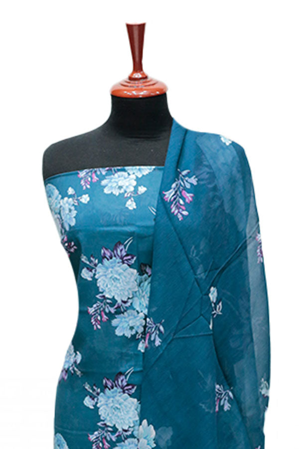 Puri Print Lawn C/Dupatta`25 D#7035 (Zink)