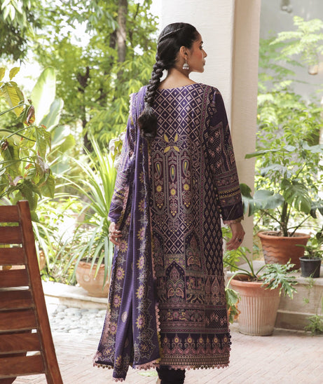 Aabyaan Miraal Unstitched Embroidered Linen '22 AL#07 (GULALAI)