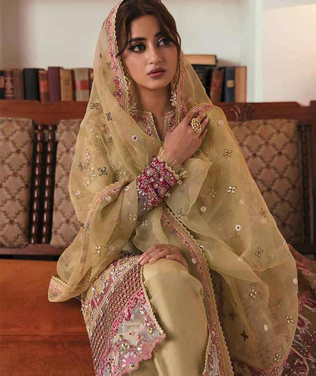 Qalamkar Khaab Luxury Formals`22 Vol-2 NF#2