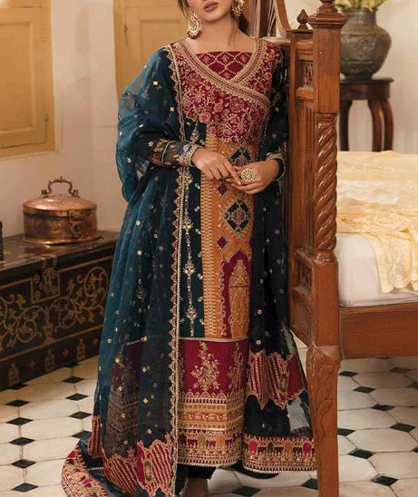Qalamkar Khaab Luxury Formals`22 Vol-2 NF#7