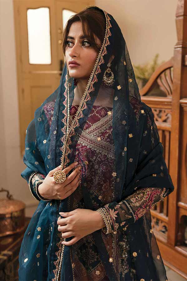 Qalamkar Khaab Luxury Formals`22 Vol-2 NF#7