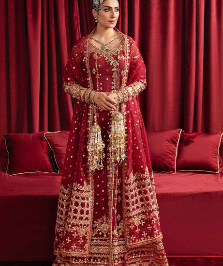 Qalamkar Heer Ranjha Luxury Formals`23 Mehrunnisa