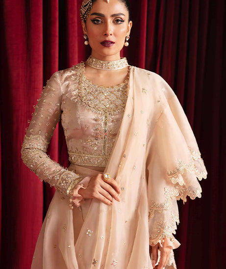 Qalamkar Heer Ranjha Luxury Formals`23 HR#8 Reena