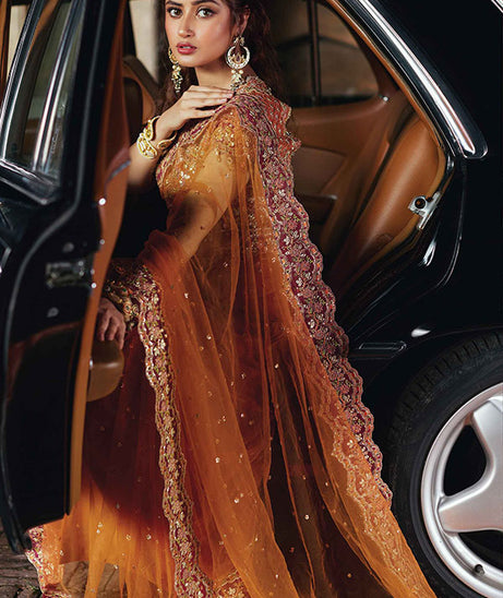 Qalamkar Shadmani Luxury Formal's`24 SH#02 RANIYA