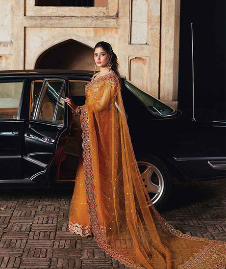 Qalamkar Shadmani Luxury Formal's`24 SH#02 RANIYA