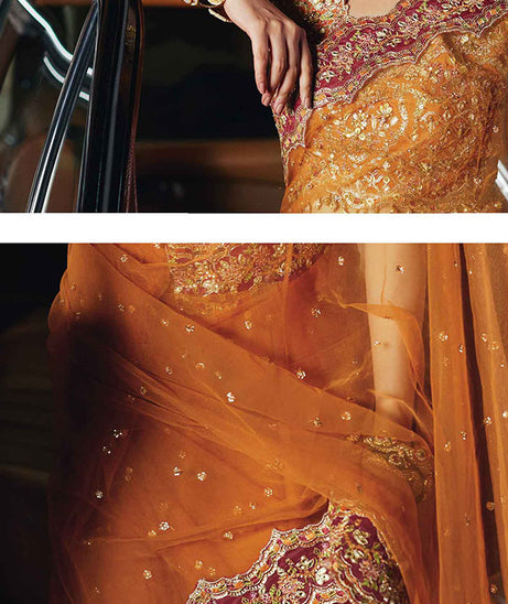 Qalamkar Shadmani Luxury Formal's`24 SH#02 RANIYA