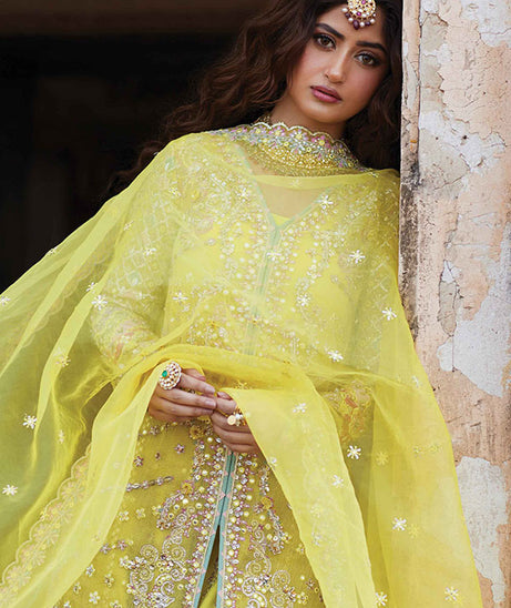 Qalamkar Shadmani Luxury Formal's`24 SH#05 DANIA