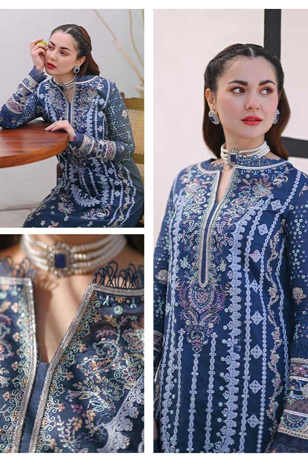 Qalamkar Luxury Lawn Summer'23 SP#06 (KIRAL)