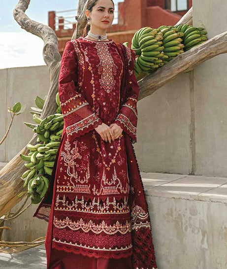 Qalamkar Luxury Lawn Summer'23 SP#08 (MIRHA)