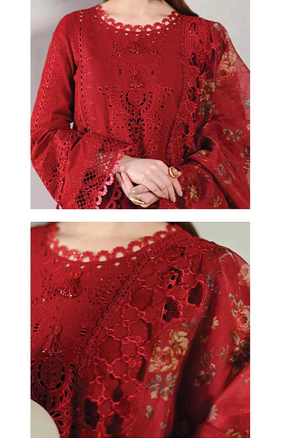 Qalamkar Luxury Lawn Summer'23 SP#13 (ROMI)