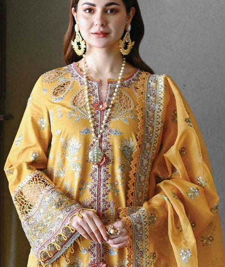 Qalamkar Luxury Lawn Summer'23 SP#15 (MERAL)