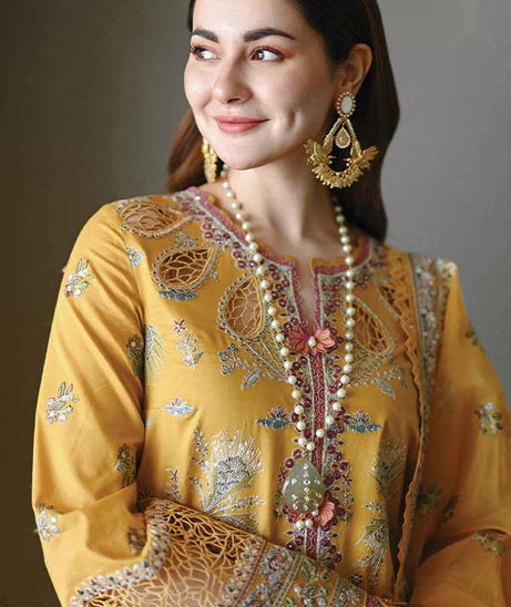 Qalamkar Luxury Lawn Summer'23 SP#15 (MERAL)