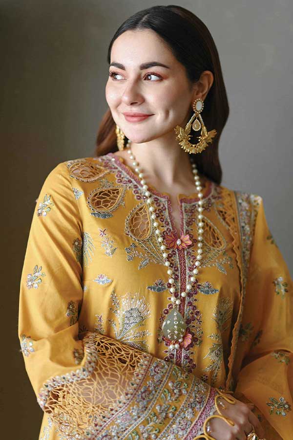 Qalamkar Luxury Lawn Summer'23 SP#15 (MERAL)