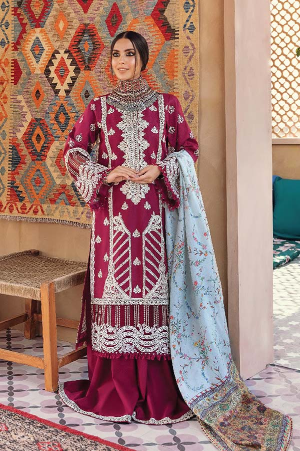 Qalamkar Luxury Lawn Collection`21 D#10