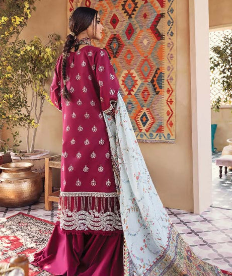 Qalamkar Luxury Lawn Collection`21 D#10