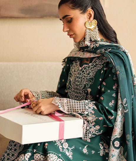 Qalamkar Sahil Luxury Lawn'25 FK#13